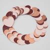 Rose-Gold Pink Burgundy Valentines Decorations - Paper Heart Garland 52ft Hanging Streamer Banner Engagement Mothers Day Wedding Anniversary Bridal