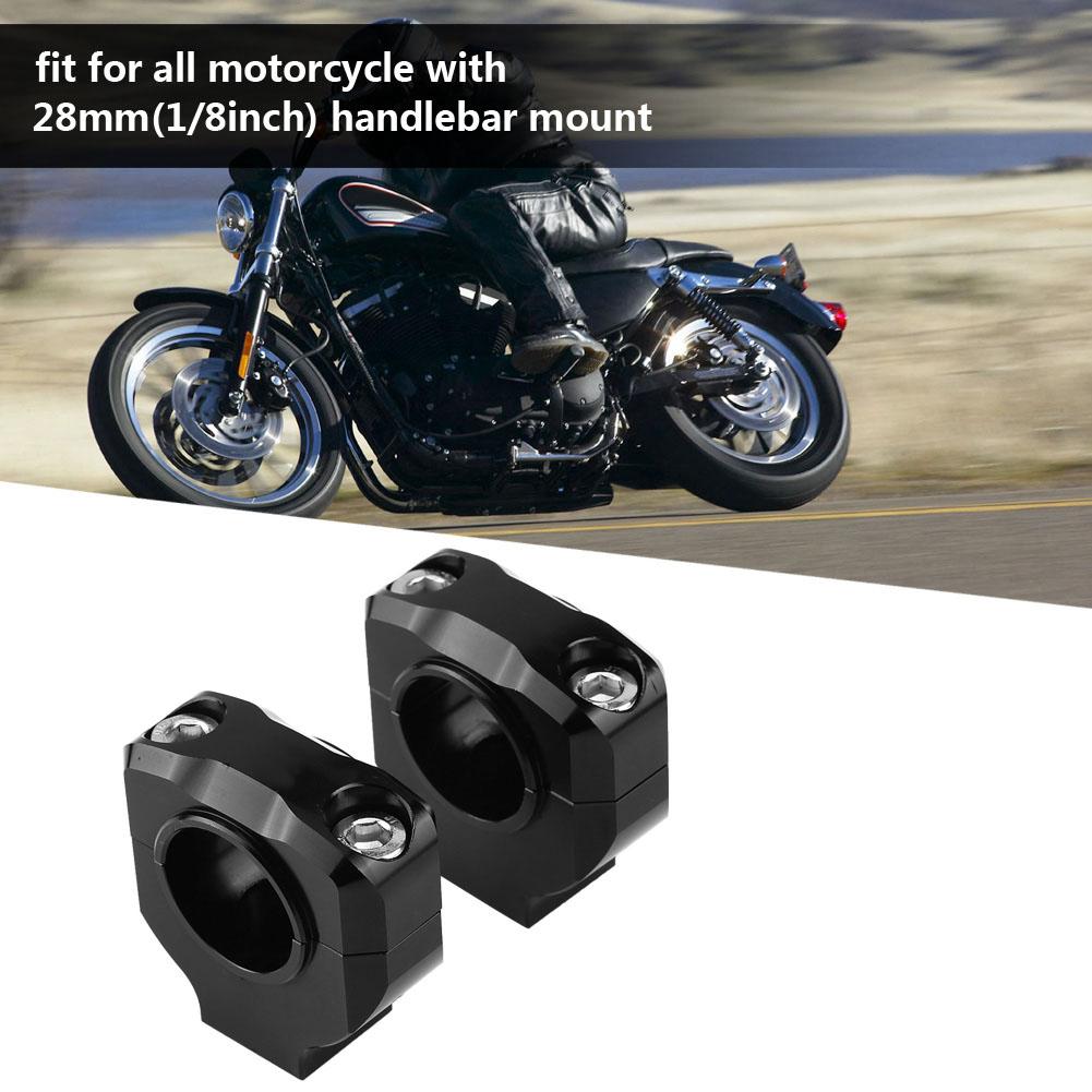 Универсальный кронштейн для руля мотоцикла из алюминиевого сплава, подъемник руля, 28 мм