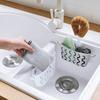 Kitchen Gadgets Brush Storage Tools 1 PC Soap Holder Sponge Drain Baskets Bathroom Accessory Sucker