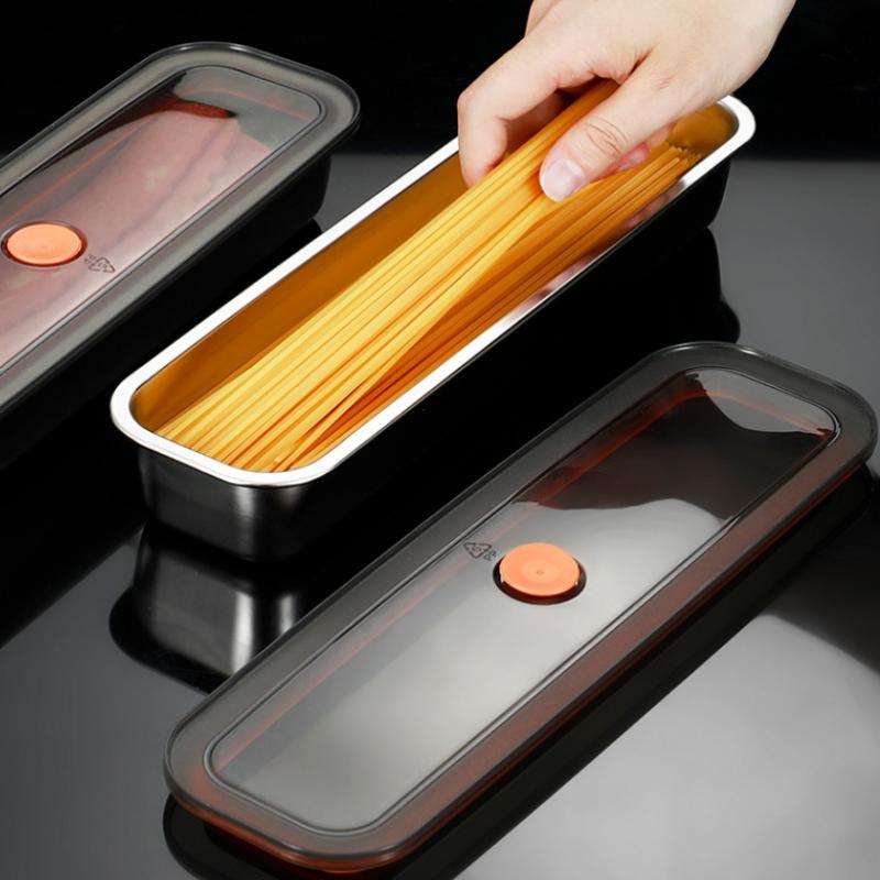 Поднос для бекона из нержавеющей стали 201 с крышкой, подходит для фруктов, овощей и мяса, для уборки кухни и хранения в холодильнике