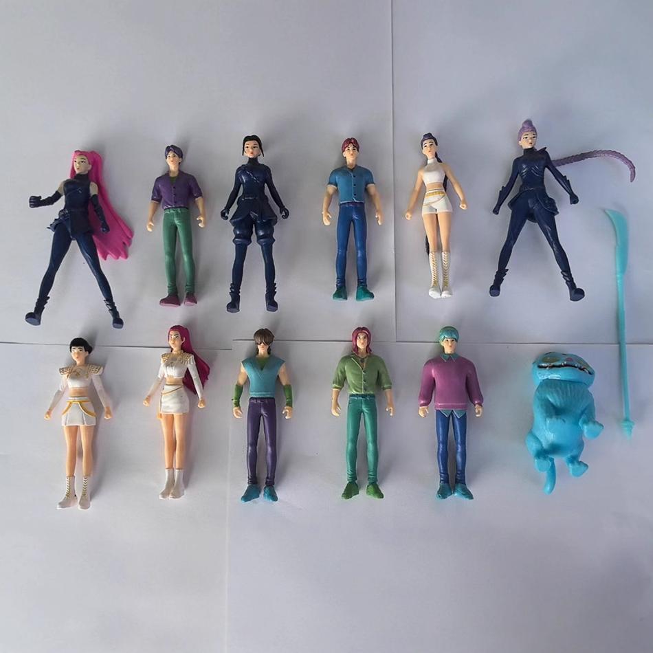 12-18 шт./Набор K-pop Охотники на демонов Фигурка-игрушка Derpys Tiger Rumi Mira Zoey Sussy Фигурка-кукла Для фанатов Подарок