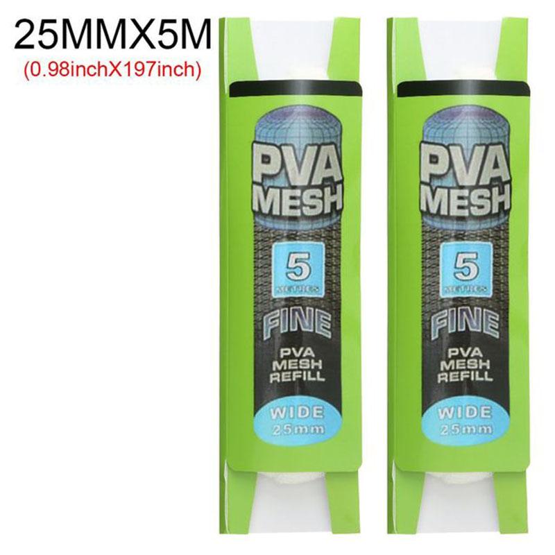 Рыболовные аксессуары, растворимая сетка из ПВА, сменный блок, кормушка для ловли карпа, рыболовные приманки, сменный крючок, пакеты для наживки, 25 мм, 37 мм, 44 мм, мешок из ПВА