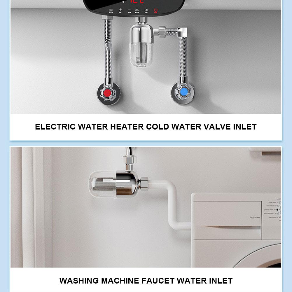 Фильтр для кухонного крана из нержавеющей стали, универсальный очиститель от накипи, прямой питьевой кран для бытовой ванной комнаты, аксессуары для душа