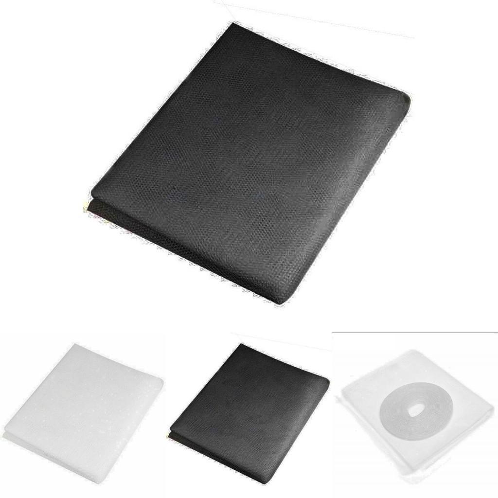 Премиальная сетчатая штора для окна/двери с самоклеящейся сеткой-защитой от комаров и насекомых