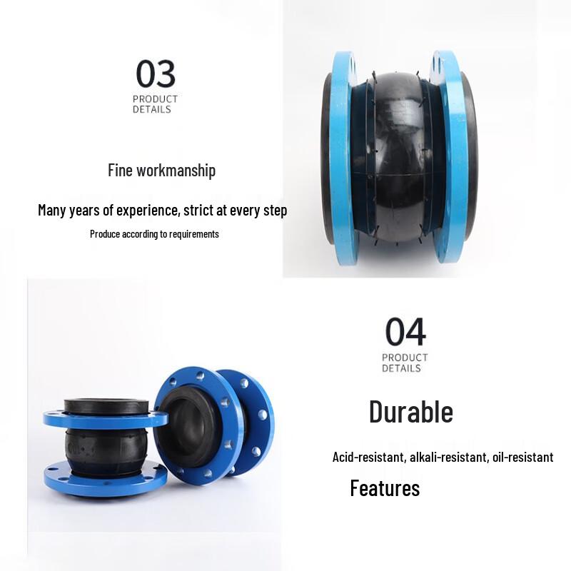 KXT Flexible Rubber Expansion Joint with Carbon Steel Flange