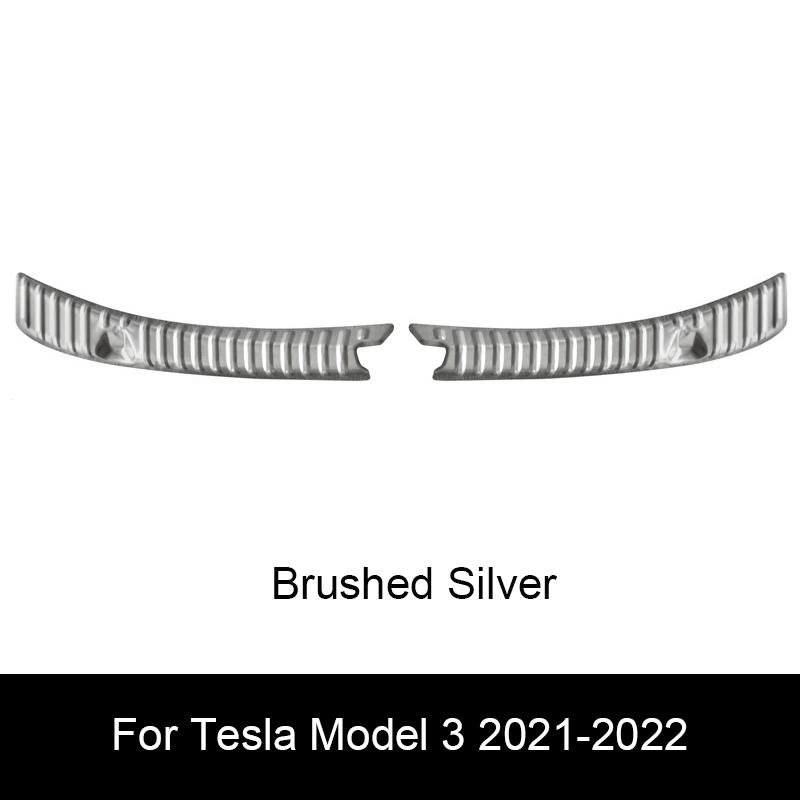 For Tesla Model 3 2024 Highland Trunk Guard Plate Threshold Strip Pedal Tailgate Anti-cutting Rubbing Pad Car Rear Sill Cover