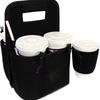 Leak Proof Coffee carriers With Dividers Multi Compartment Beverage Organiser 4 Cup Drink Holder for Home Office