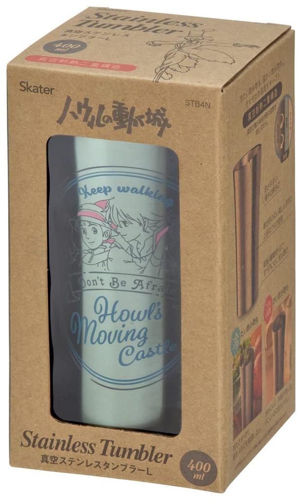 Skater Термостакан из нержавеющей стали, 400 мл, Ходячий замок Хаула (STB4N-A)