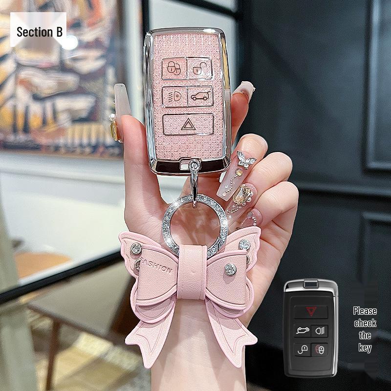 High-End Key Case with Buckle for 2013-2025 Range Rover Sports Models