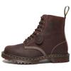 1460 Leather Fashion Simple Martin Boots Unisex Boots Red-Brown 31859749
