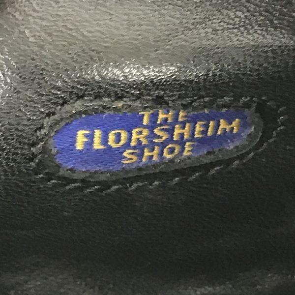США Florsheim Goodyear Welt Кожаные Туфли с U-образным мысом [27.5/Рыже-коричневый/Синее окно] Классические Туфли(ИСПОЛЬЗОВАЛ)