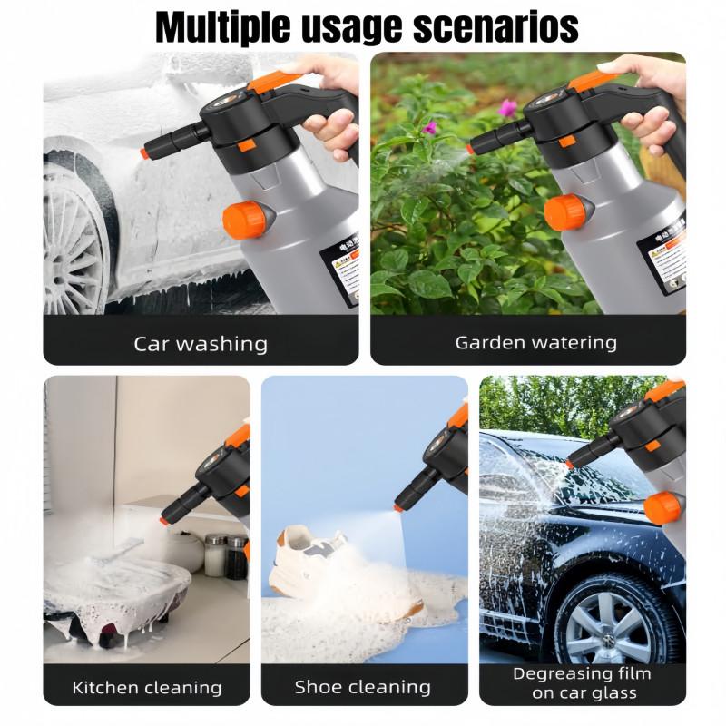 Электрический распылитель с пенообразующим туманом большой емкости для садоводства, дома, чистки автомобиля. Беспроводной портативный пенораспылитель для автомобиля
