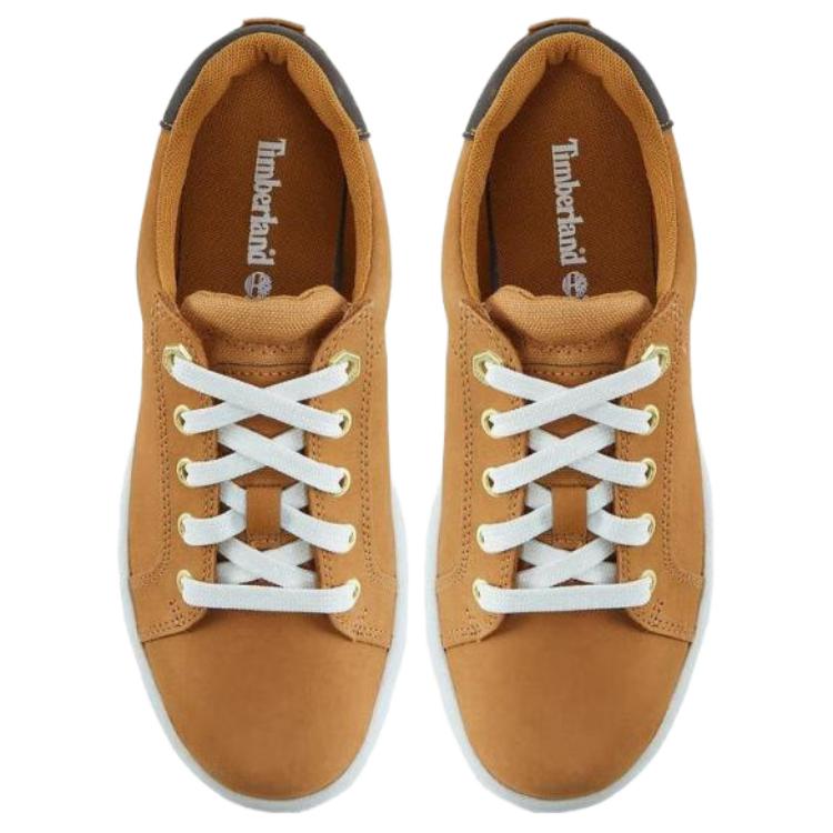 Timberland Laurel Court Низкие на шнуровке Удобные Универсальные Противоскользящие Прочные Низкие кроссовки Женские кроссовки Оранжевый A64GZ754