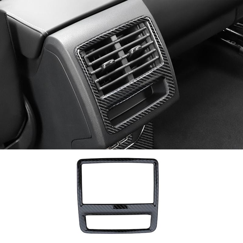 Для Volkswagen VW Golf 8 MK8 2022 Автомобильная задняя консоль, центральный кондиционер, вентиляционное отверстие, рамка, накладка