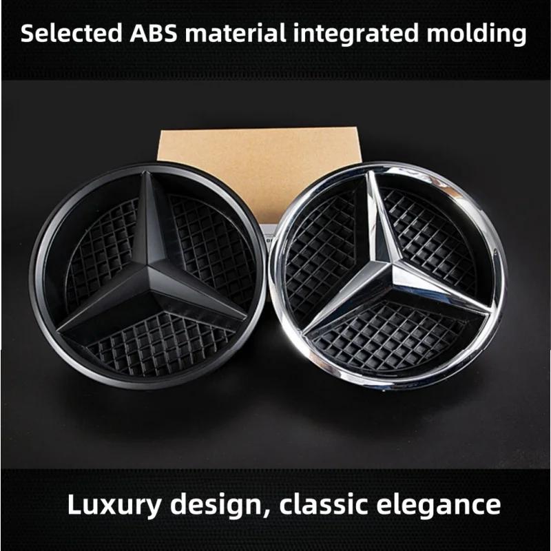 Автомобильная наклейка Логотип на решетку радиатора для Mercedes Benz W156 W204 W205 W210 W211 W212 W213 Класс C E GLA GLK ML GLC GLE