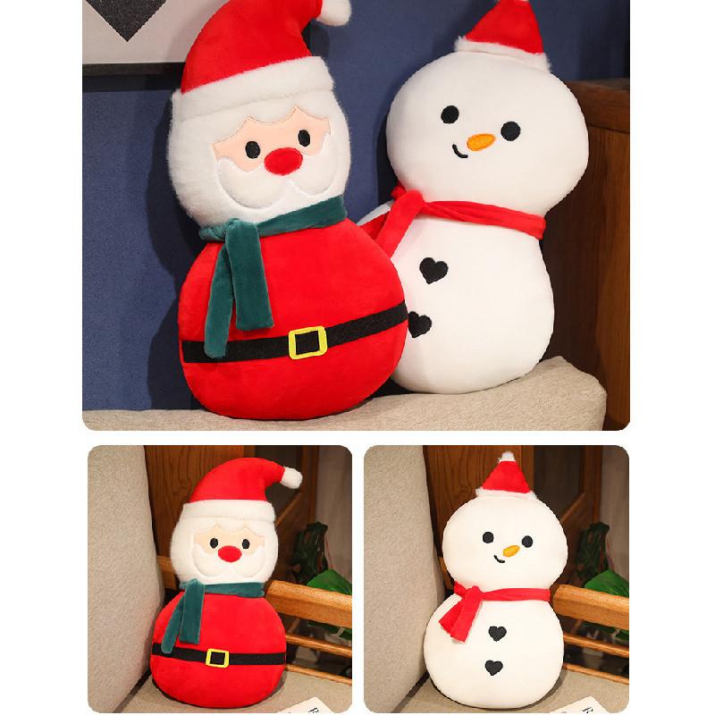 Plush Santa Adorable Claus Doll Snowman Stuffed Room Toys Kids Christmas Gift