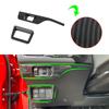 ABS Imitate Carbon Fiber Headlight Control Frame Cover For Honda 11th Civic
