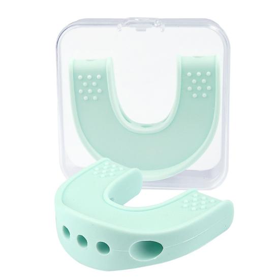 Силиконовый тренажер для челюсти U-образной формы, портативный, для мужчин и женщин, для моделирования мышц лица, укрепления челюстной кости, тренажер для коррекции линии подбородка, тоник для похудения лица