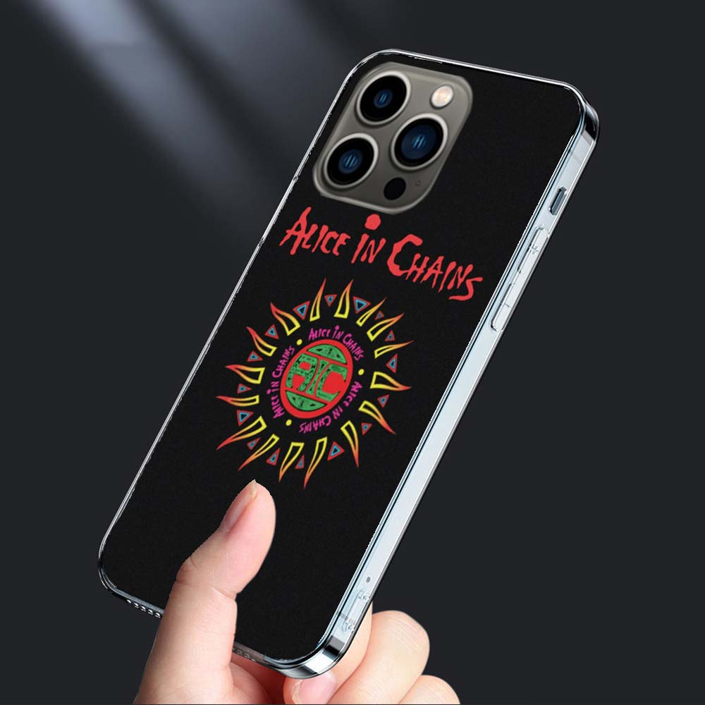 Чехол для телефона Alice In Chains для iPhone 16E 15 Pro 14 Plus 17E 16 17 Pro Max Air 11 12 13 Mini Ударопрочный Чехол Милый C