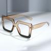 Retro Anti-Blue Light Glasses Transparent Plain Glasses Ins Square Eyeglasses  Party Props