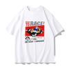 New Summer Men Cotton Print  T Shirt Anime Racing Men Oversized T-shirt Fashion  Casual and Relaxed Top Fashion