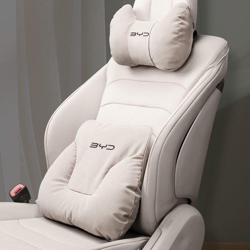 Universal Headrest & Lumbar Support for BYD: Seagull, Destroyer 05Plus, Han, Qin, Tang, Song Pro, Seal, Dolphin