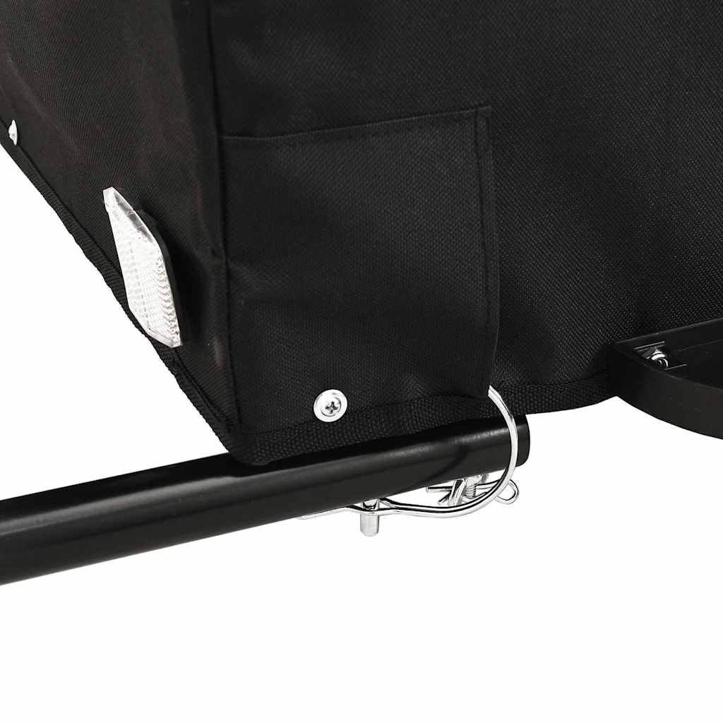 Bicycle Trailer Black and Green 45 kg Iron