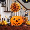 Scary Halloween Candy Bucket Detachable Pumpkin Kettle Box for Trick or Treat Spacious Eye-catching Decoration