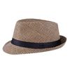 Classic Panama Hat Unisex Gangster Cap Beach Sun Hat Band Sunhat