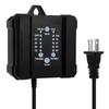 SMY Lighting 100 Вт Наружный низковольтный трансформатор с таймером и фотоэлементом, 120 В переменного тока в 12 В постоянного тока, погодозащищенный, для светодиодного ландшафтного освещения, террасы