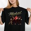 Мужская и женская футболка с круглым вырезом Michael Jackson 80s Thriller