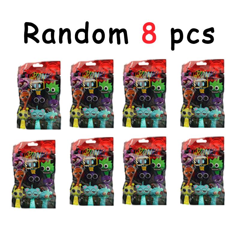 Game Sprunki Pvc Figure Toys 7cm Sprunki Incredibox Action Figures Collection Model Doll Toy for Kid Birthday Christmas Gift