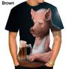 Забавная 3D футболка мужская/женская модная повседневная футболка с короткими рукавами