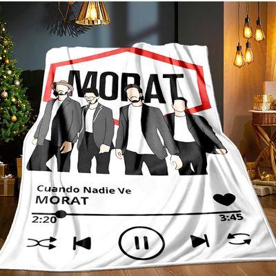 Morat Music Cover Art Blanket Flannel Throw for Sofa, Indoor, Camping, Living Room, Office, Chair, And Bed Soft Birthday Gift