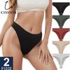2Pcs/Lot Women Sexy 5 Color Panties Low-waist Temptation Underwear G String Thong Breathable Lingerie Comfort Intimates