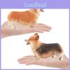Animal Figurine Model Pvc Corgi Dog Static Collectible Toy For Home Decor