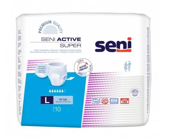 Seni Active Plus, большое одноразовое нижнее белье при недержании, 10 шт.