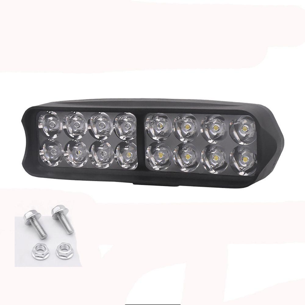 Мотоциклетный внешний прожектор 8/12/16 светодиодных ламп Электрический велосипедный фонарь Вспомогательный налобный фонарь