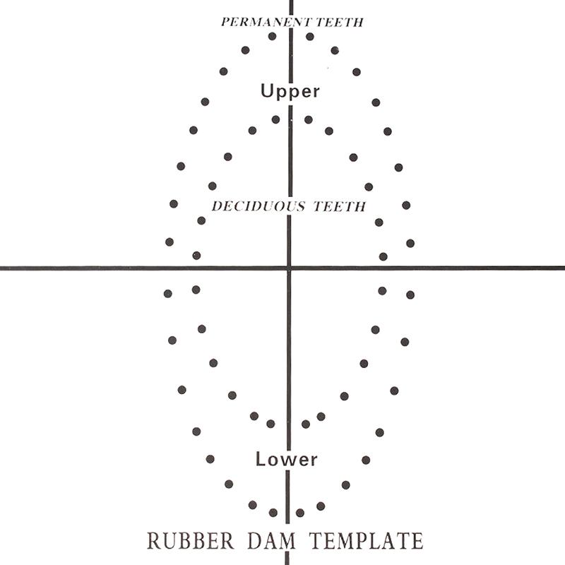 Стоматологическая резиновая прокладка для коффердама, шаблон для позиционирования барьера, инструмент для зуботехнической лаборатории