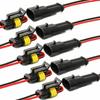 10 Sets of Amp/Tyco 2Pin 12V Waterproof Wire Connector Plug with Wire Cable Kit