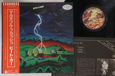 Виниловая пластинка ПИТ КАРР Multiple Flash P10571APROMO BIG TREE 1978 Япония Obi Рок Б/у