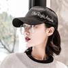 Шляпа женская кепка корейский стиль универсальная повседневная вышитая буква летняя кепка солнцезащитная защита бейсболка мужская