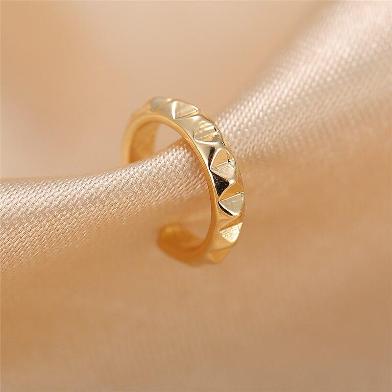 17 км винтажные серьги-манжеты, простые серьги-манжеты для женщин и девочек, золотые серьги-клипсы без пирсинга, модные клипсы на ухо, новинка 2021 года, ювелирные изделия