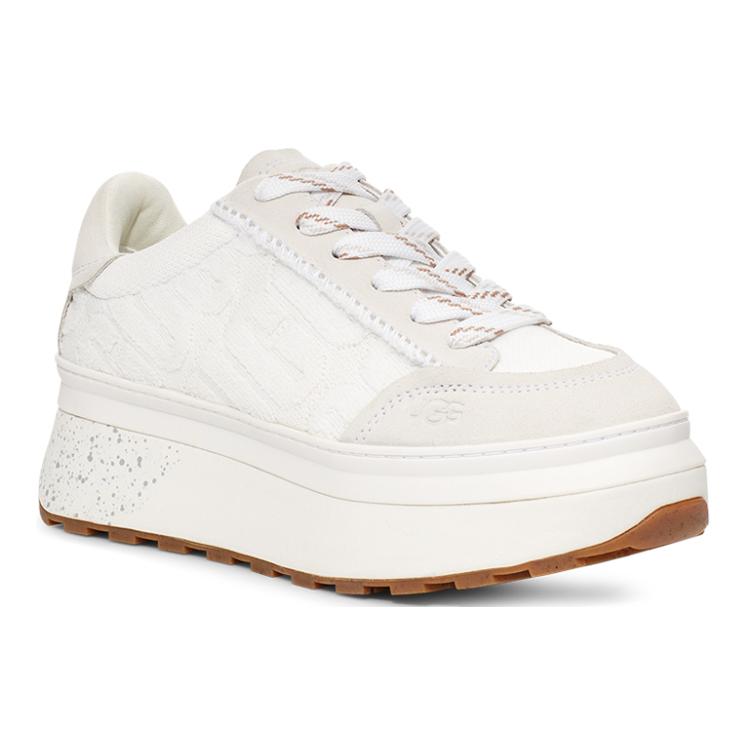 UGG Кеды Marin Lace Logo 'Белый' Женские 1125025-WHT