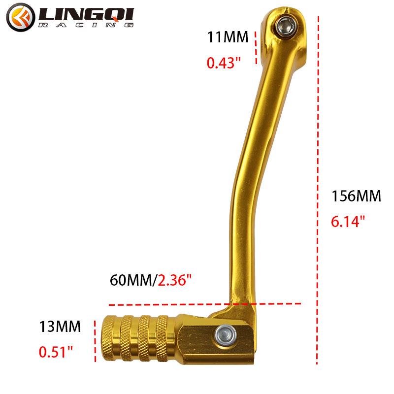 LYNNCHI Motorcycle CNC Folding Shifter Shift Lever For Kayo T2 T4 T6 Enduro Dirt Pit Bike ATV Off Road Racing Bikes Accessories
