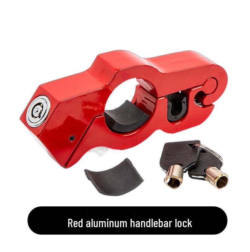 Распродажа Электрическое транспортное средство Противоугонный замок на руль и дроссельную ручку с сигналом и защитой тормоза из мотоциклетного сплава