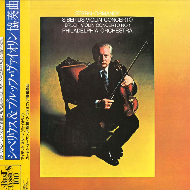 LP Record ISAAC STERN(VIOLIN)/EUGENE ORMANDY( - Siberius/Violin Concerto,bruch/Viol 20AC1519 CBS SONY Japan Classical Used
