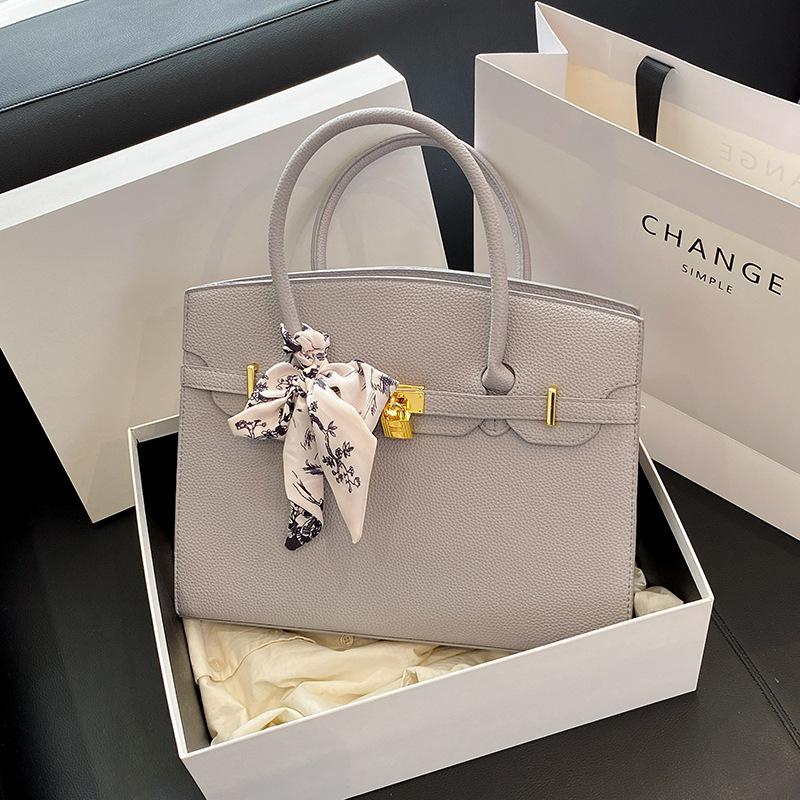 Новая сумка высокого класса, шелковый шарф, контрастная платиновая сумка, портативная на плечо женская сумка