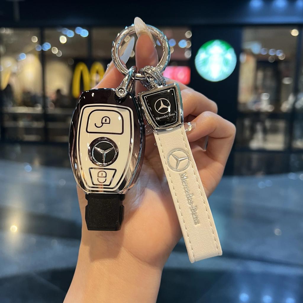 VFO1   For Suitable for Mercedes-Benz C200L car key cover, GLC260 shell, GLK300/A180/S-Class buckle, high-grade