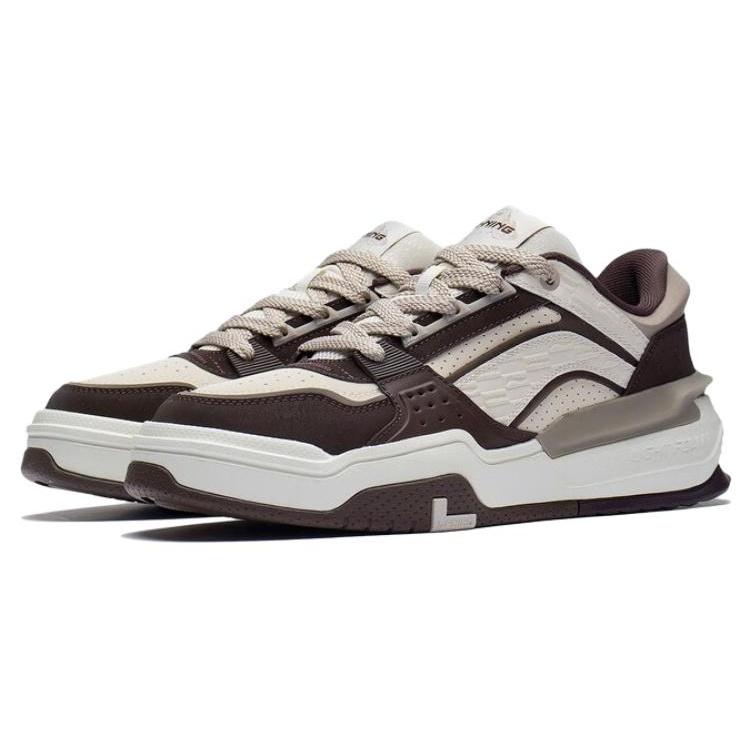 Li-Ning AG Skate Shoes 'White Brown' Men's AGCS245-4